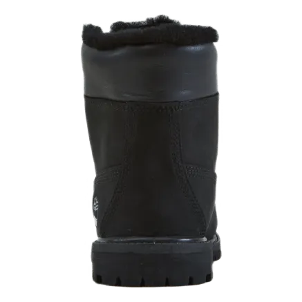 6in Premium Shearling Lined Wp Black