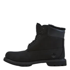 6in Premium Shearling Lined Wp Black