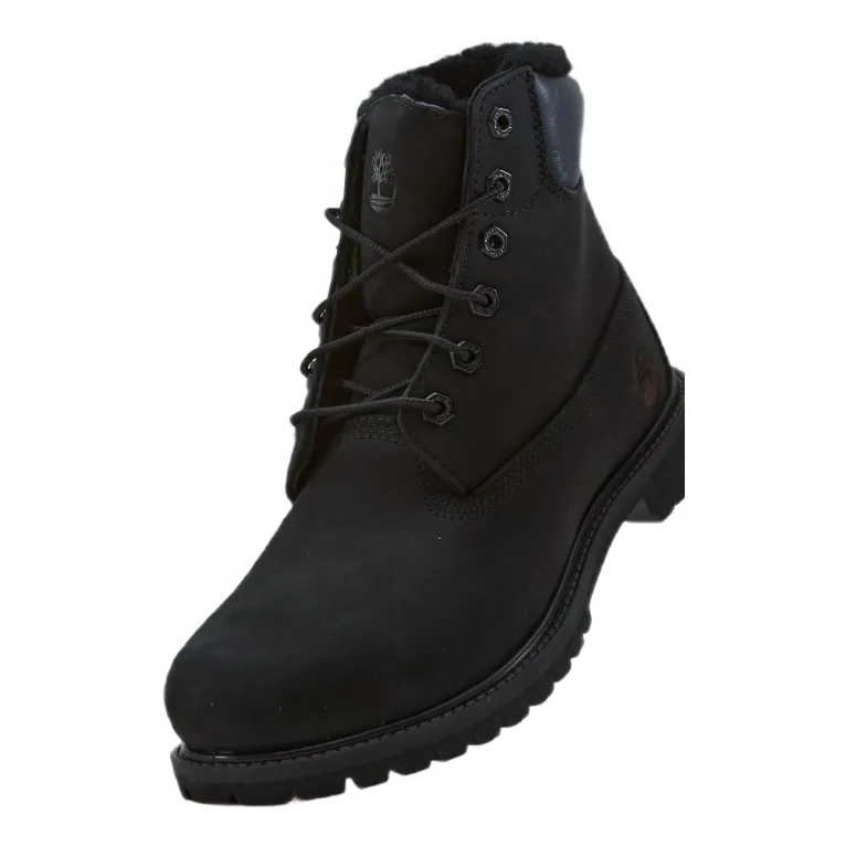 6in Premium Shearling Lined Wp Black