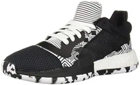 adidas Men's Marquee Boost Low Basketball Shoe White/Black, 10 M US