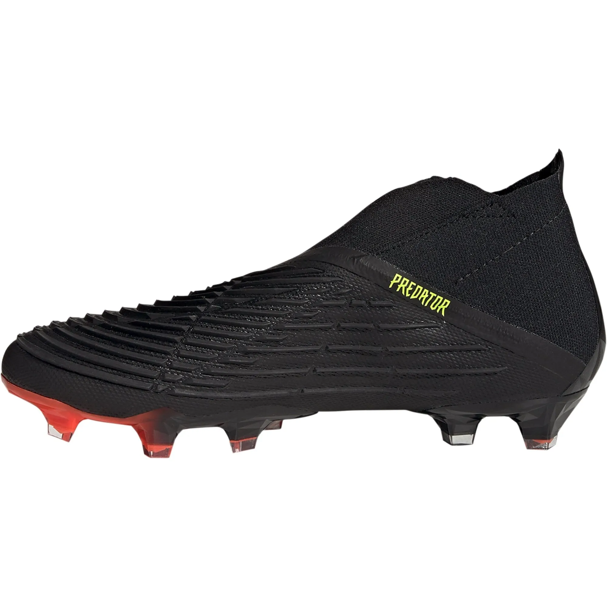 adidas Predator Edge   FG Firm Ground Soccer Cleat - Core Black/Team Solar Yellow/Solar Red