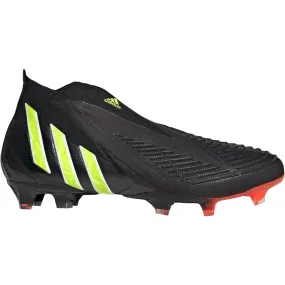 adidas Predator Edge   FG Firm Ground Soccer Cleat - Core Black/Team Solar Yellow/Solar Red