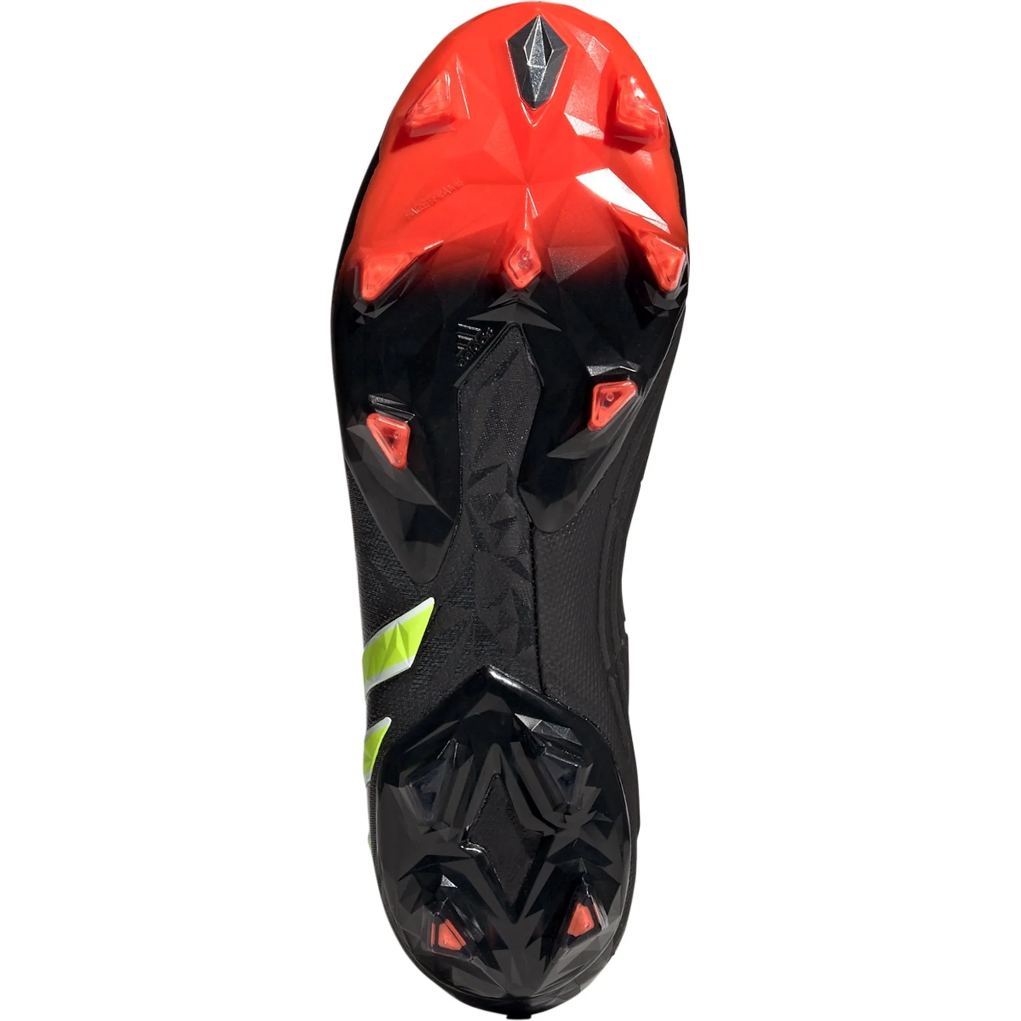 adidas Predator Edge   FG Firm Ground Soccer Cleat - Core Black/Team Solar Yellow/Solar Red