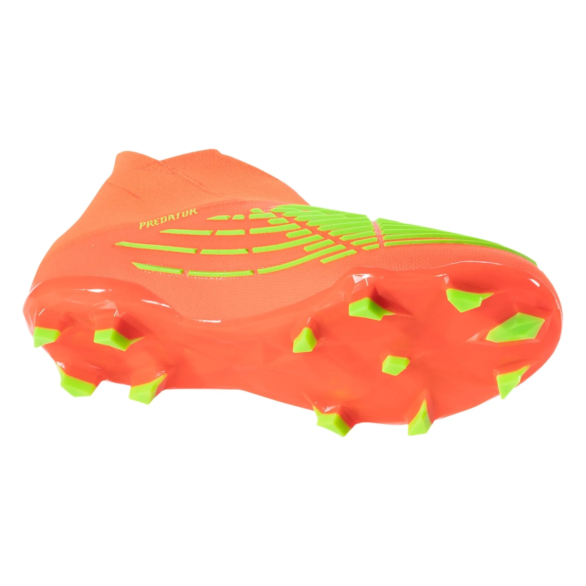 adidas Predator Edge   FG Junior Firm Ground Soccer Cleat - Solar Red/Solar Green/Core Black
