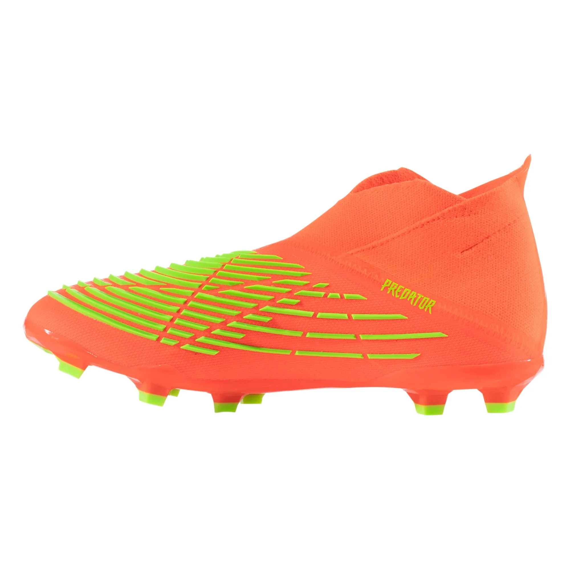 adidas Predator Edge   FG Junior Firm Ground Soccer Cleat - Solar Red/Solar Green/Core Black