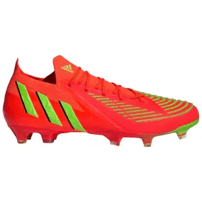 adidas Predator Edge.1 Low Cut FG Firm Ground Soccer Cleat - Solar Red/Solar Green/Core Black