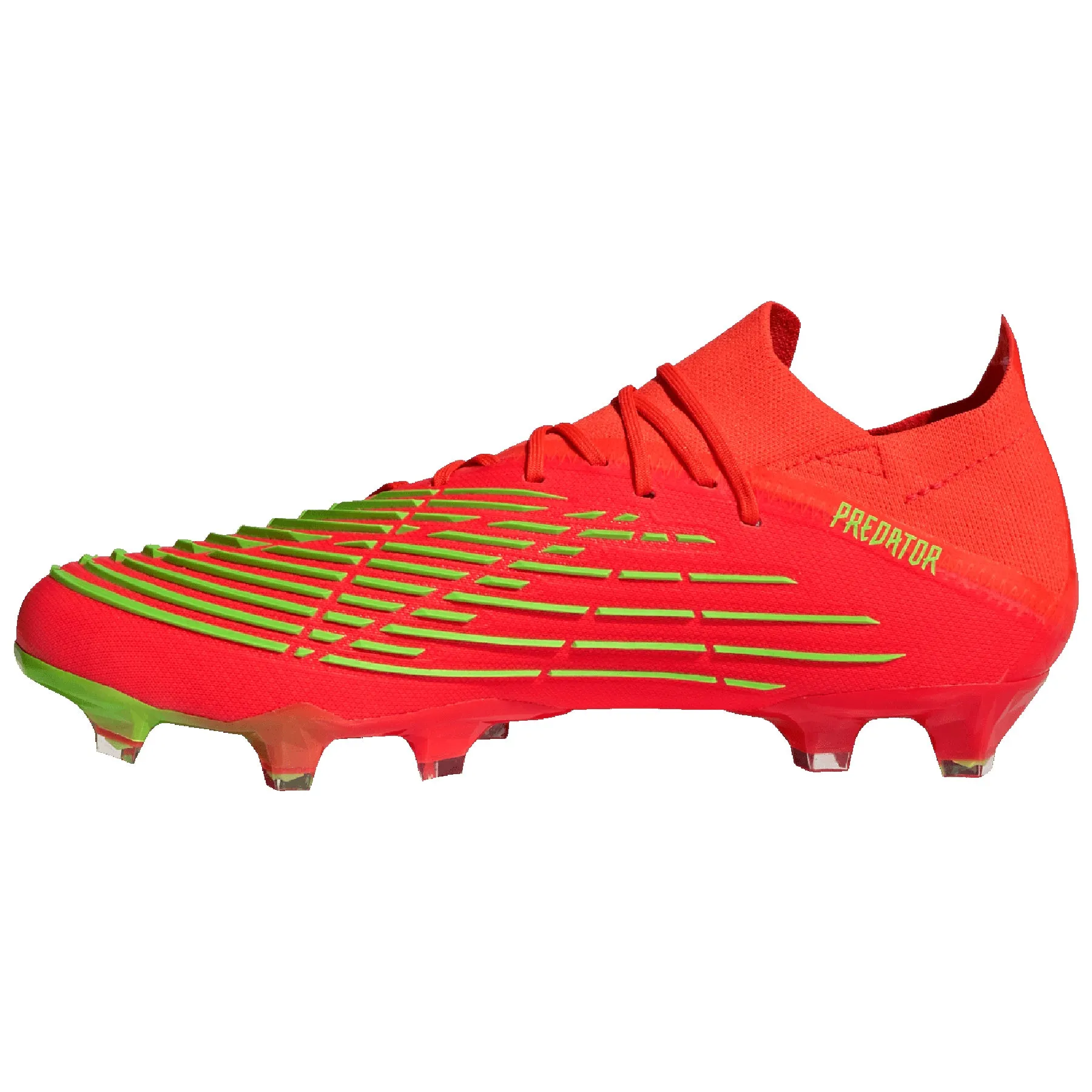 adidas Predator Edge.1 Low Cut FG Firm Ground Soccer Cleat - Solar Red/Solar Green/Core Black