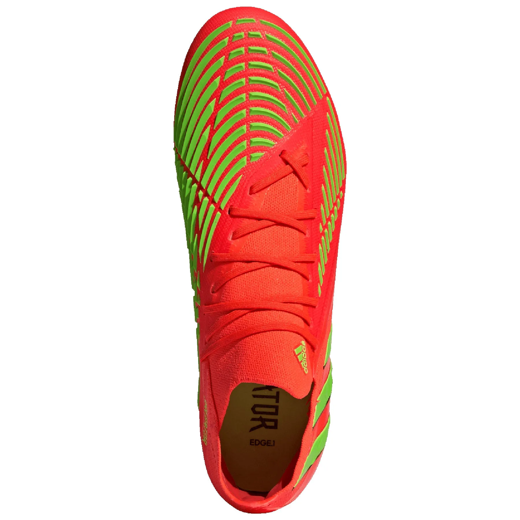 adidas Predator Edge.1 Low Cut FG Firm Ground Soccer Cleat - Solar Red/Solar Green/Core Black