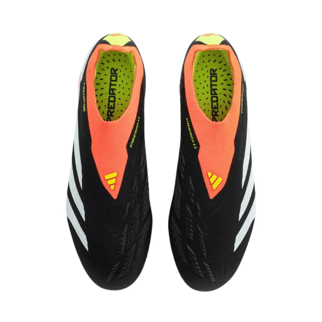Adidas Predator Elite Laceless FG - Black/White/Solar Red