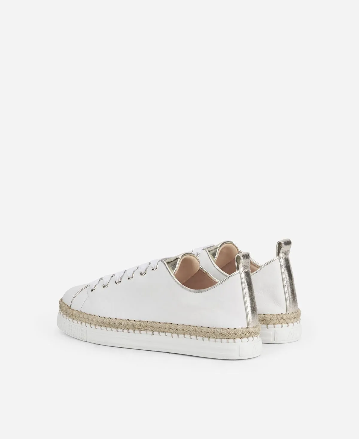 AGL Neive Sneaker With Welt in White/Sandy