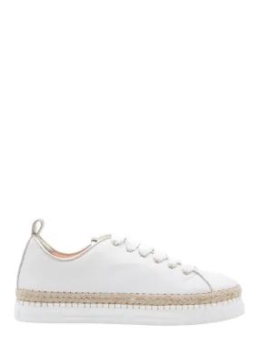 AGL Neive Sneaker With Welt in White/Sandy