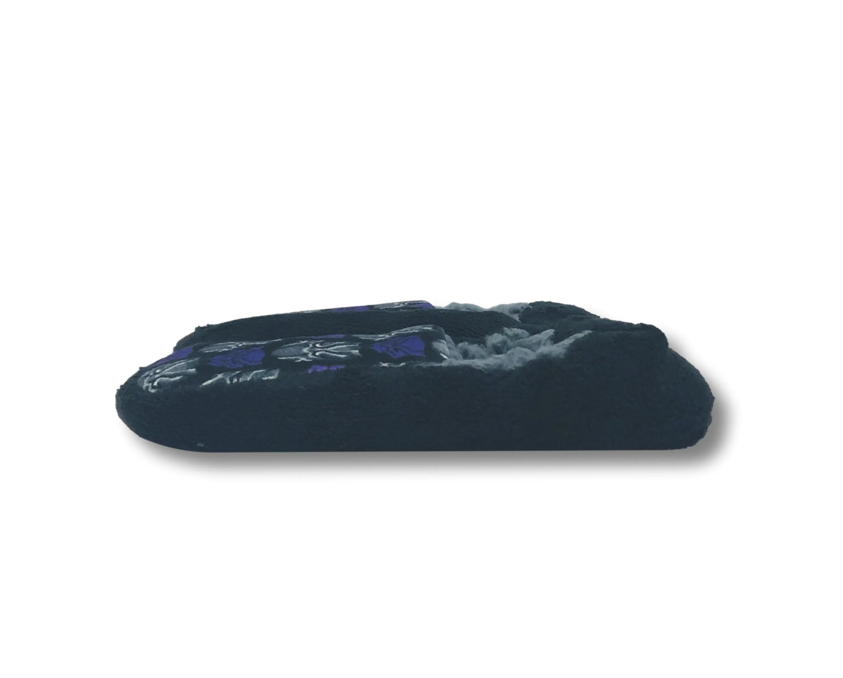 Black Panther Boys Slippers Fuzzy Moccasin House Shoes for Kids