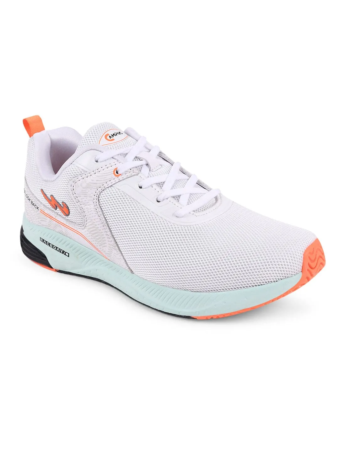 CAMP-SLASHER White Men's Running Shoes