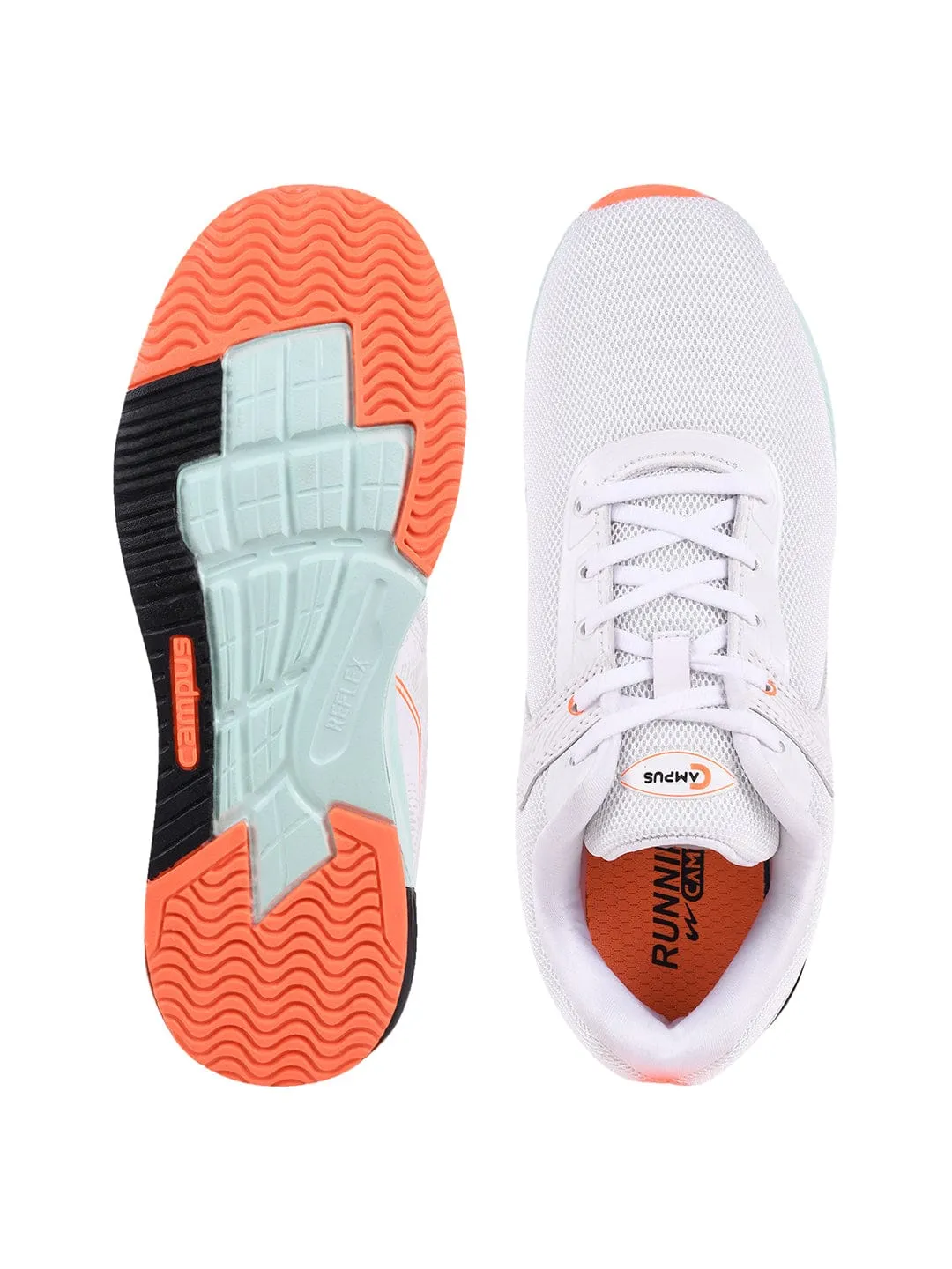 CAMP-SLASHER White Men's Running Shoes