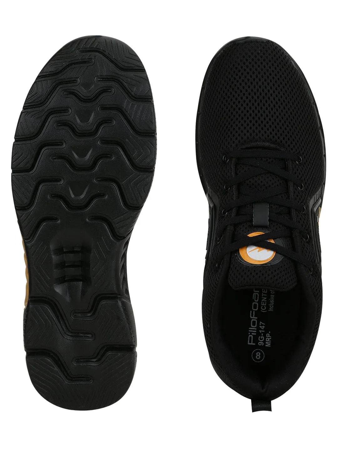 CENTER Black Men's Running Shoes