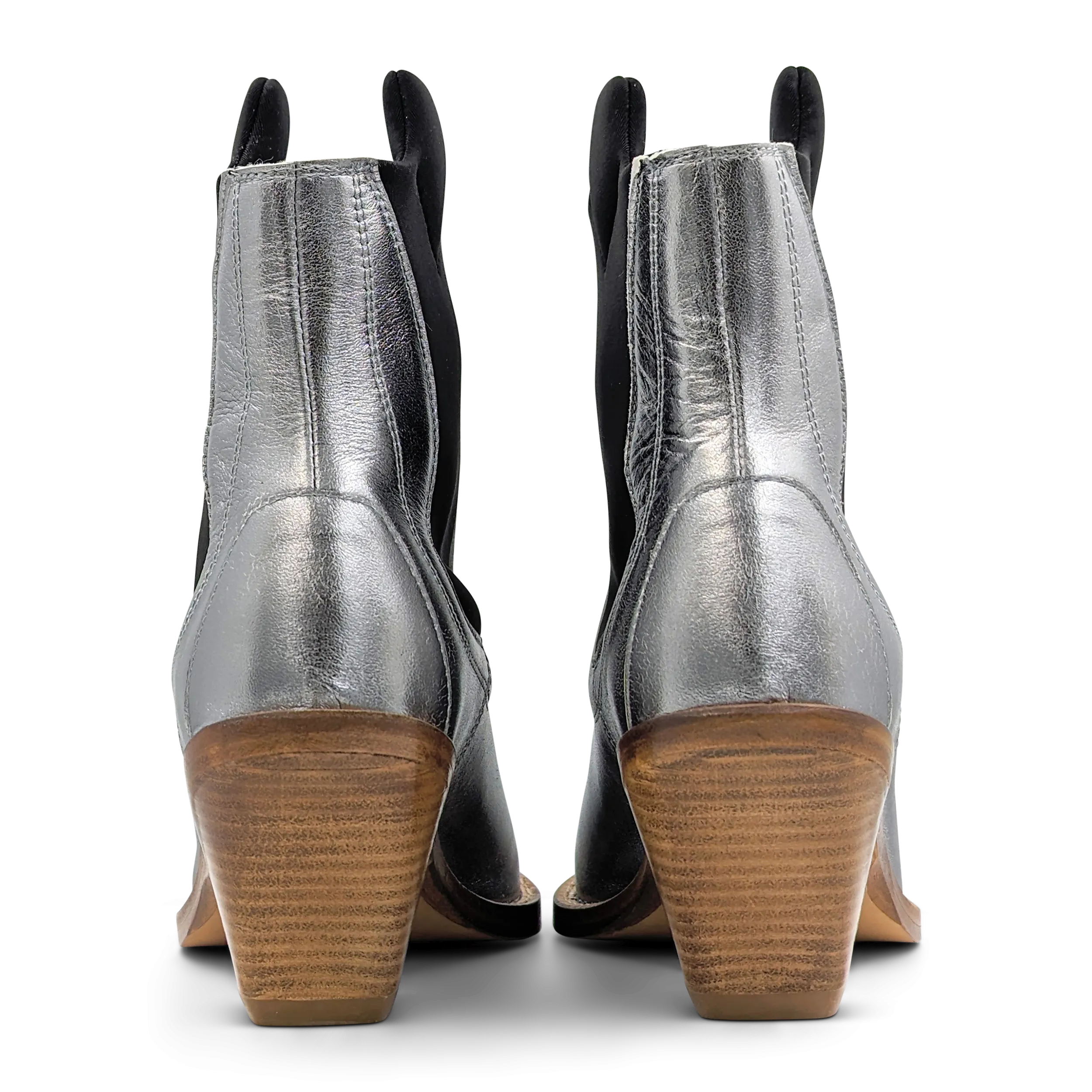 Chelsea Cowboy Boot in Silver
