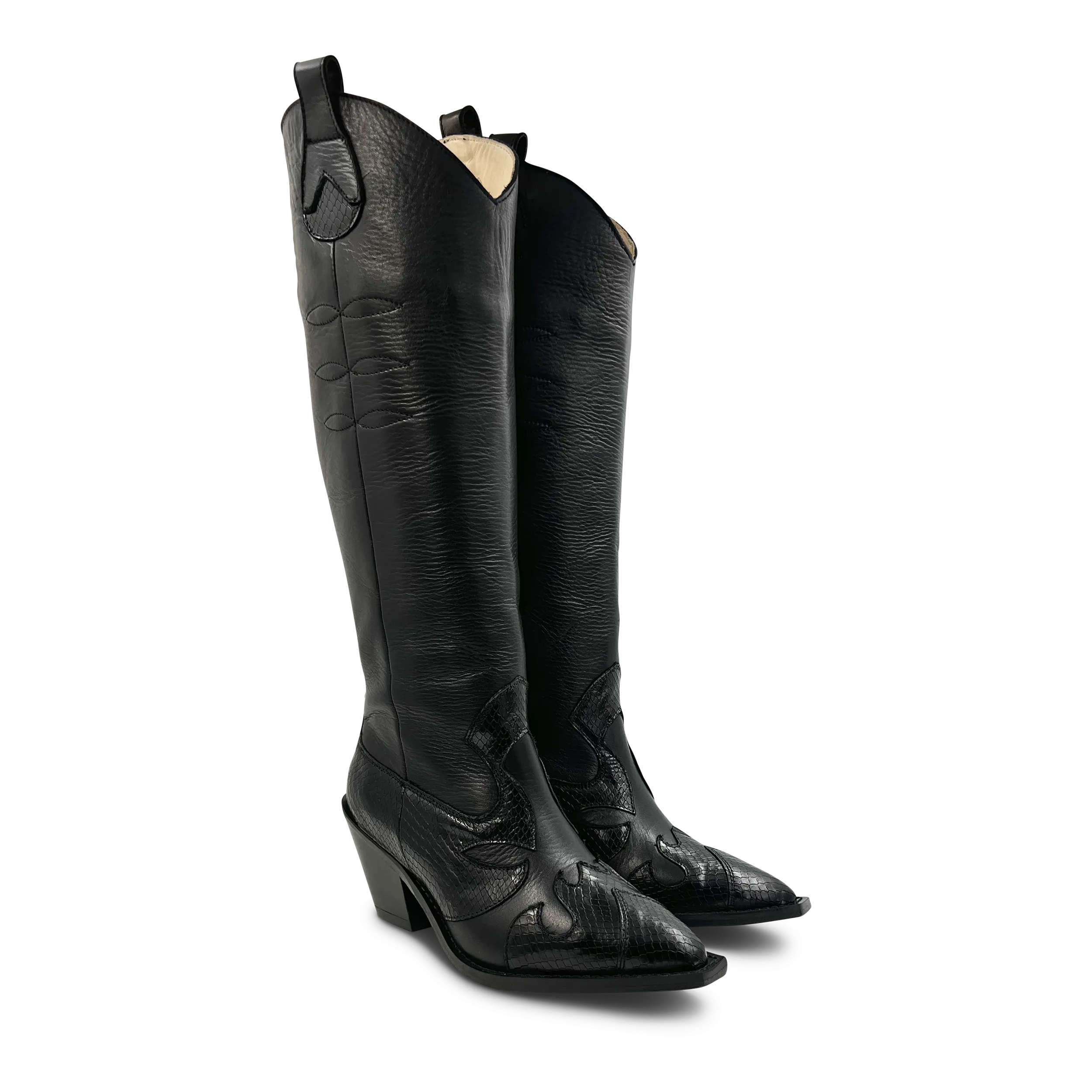 Cowboy Boot in Black