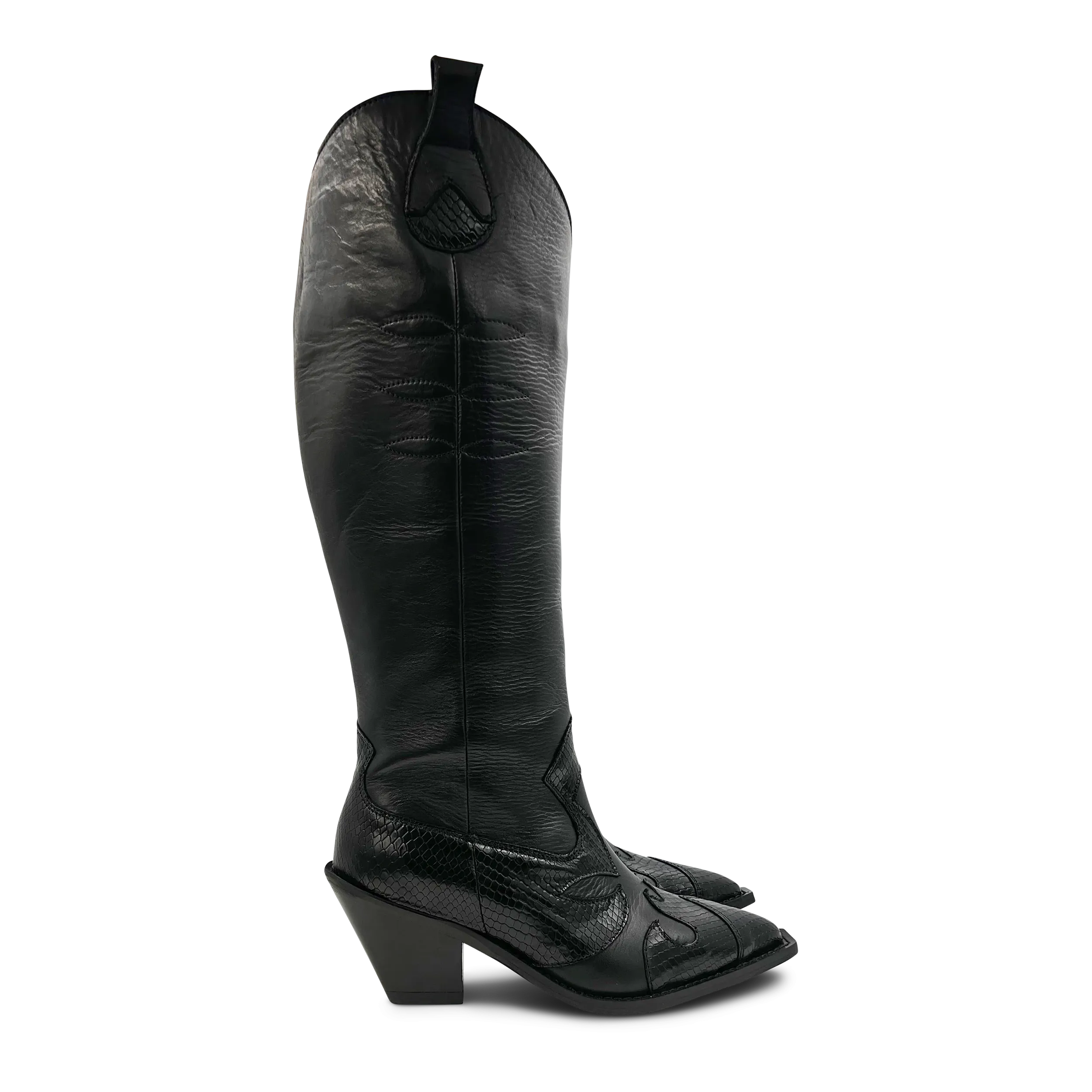 Cowboy Boot in Black