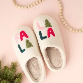 Fuzzy Holiday Slippers