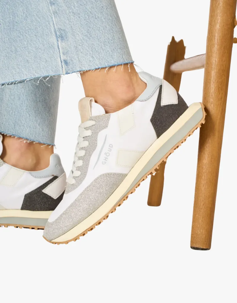 GHŌUD Rush Low Starlight Sneakers in Phylon Silver Black