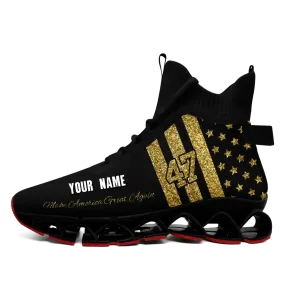 Gift Ideas,Personalized Trump Design Sneakers, Custom Breathable Running Shoes, Pride Unisex Shoes