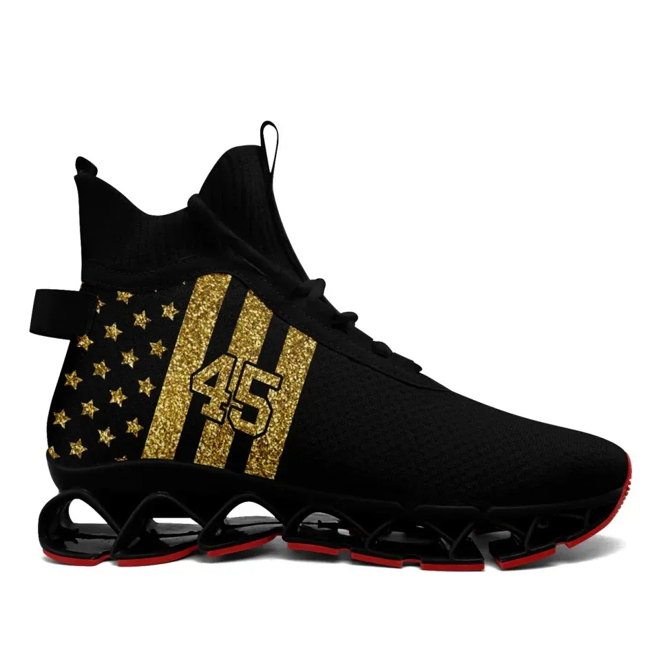 Gift Ideas,Personalized Trump Design Sneakers, Custom Breathable Running Shoes, Pride Unisex Shoes