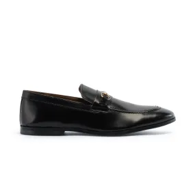 Harrogate Smart Formal Leather Loafer - Black
