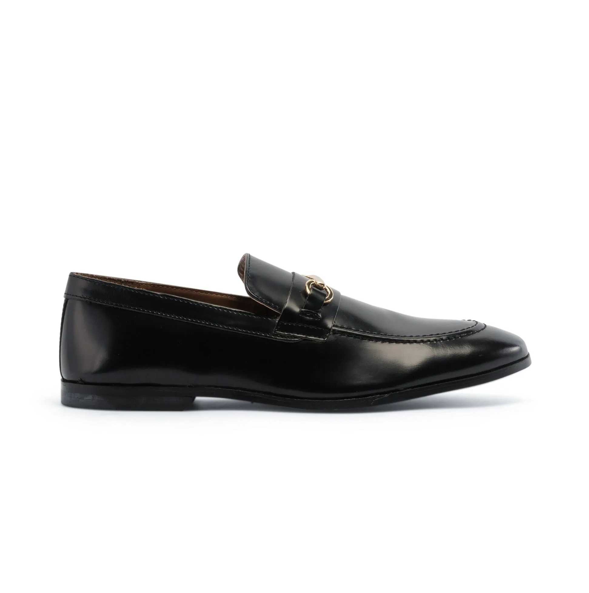 Harrogate Smart Formal Leather Loafer - Black