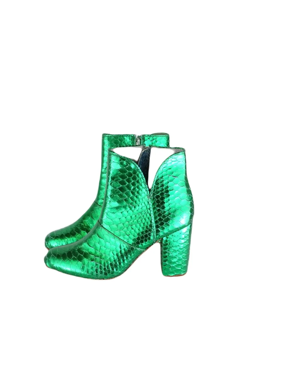 Jfahri Green Metallic Boots 39