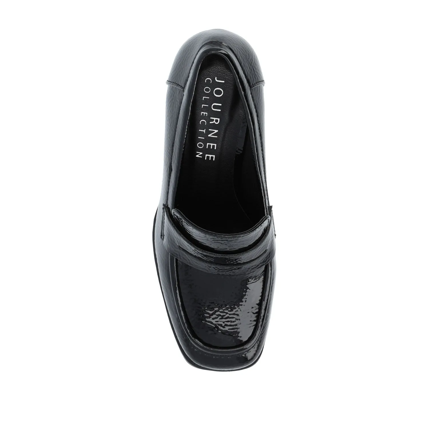 MALLEAH BLOCK HEEL LOAFERS IN WIDE