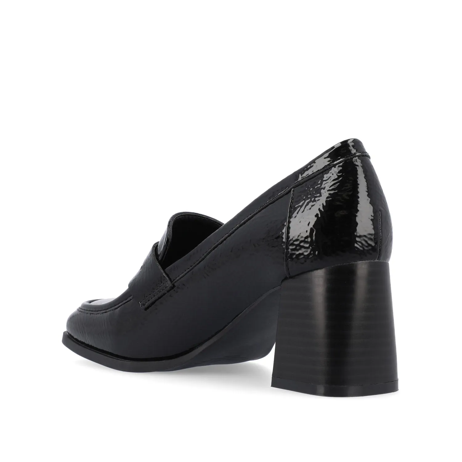 MALLEAH BLOCK HEEL LOAFERS IN WIDE