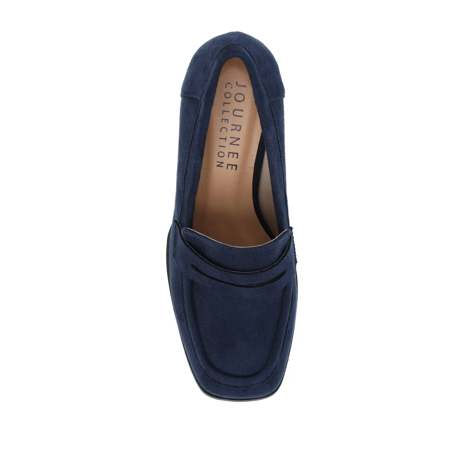 MALLEAH BLOCK HEEL LOAFERS IN WIDE