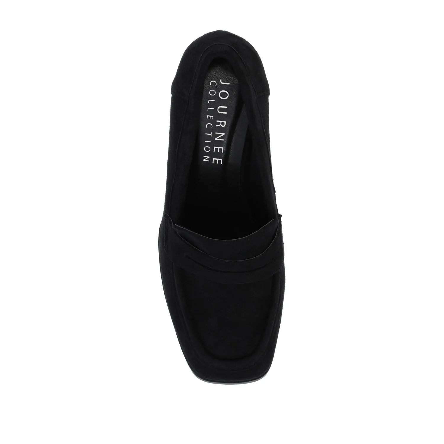 MALLEAH BLOCK HEEL LOAFERS IN WIDE