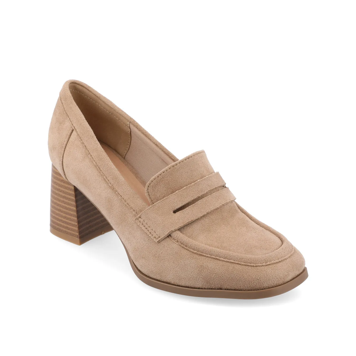MALLEAH BLOCK HEEL LOAFERS IN WIDE
