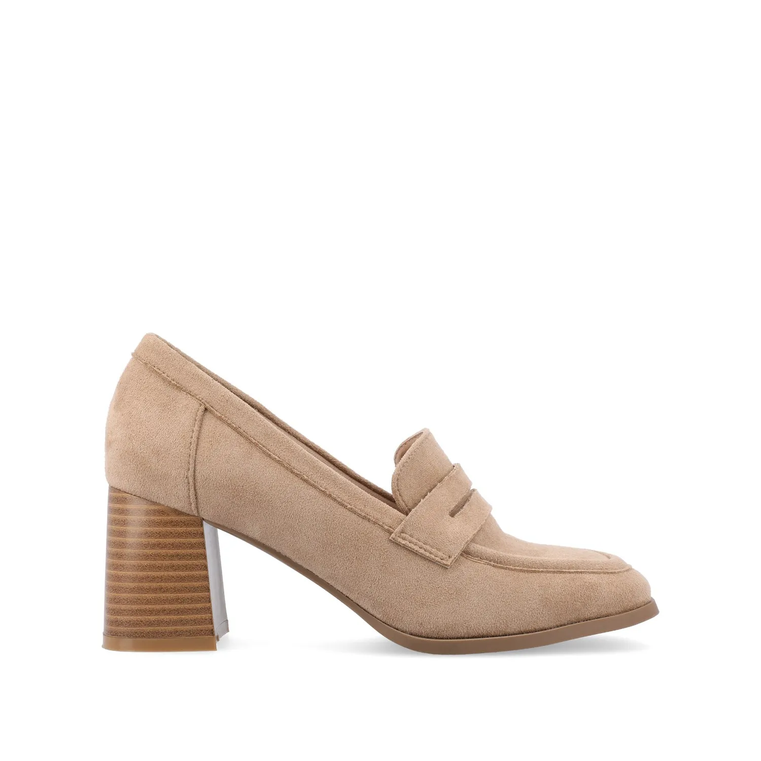 MALLEAH BLOCK HEEL LOAFERS IN WIDE