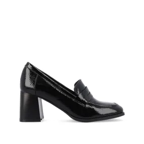 MALLEAH BLOCK HEEL LOAFERS IN WIDE