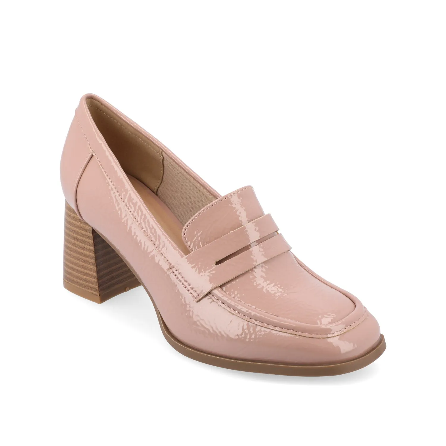 MALLEAH BLOCK HEEL LOAFERS IN WIDE