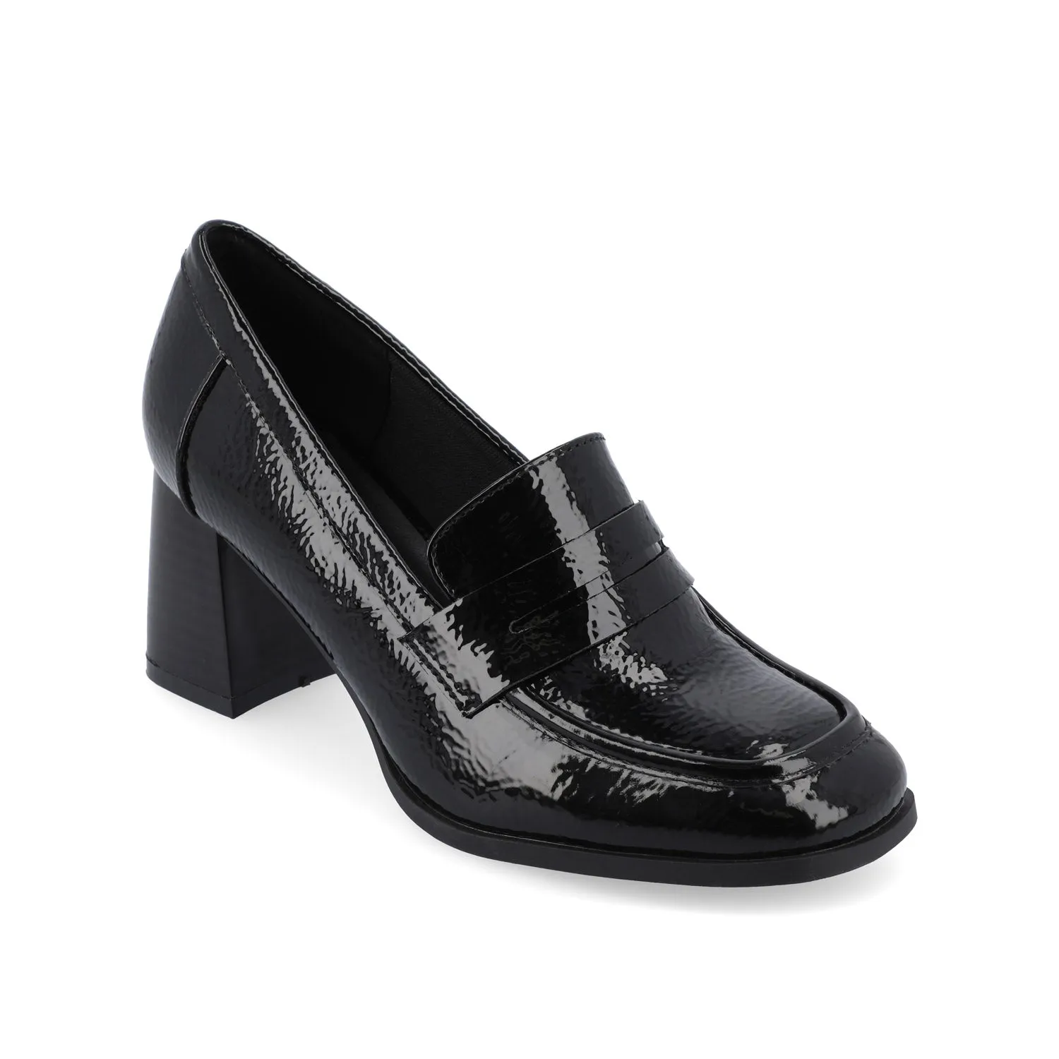 MALLEAH BLOCK HEEL LOAFERS IN WIDE