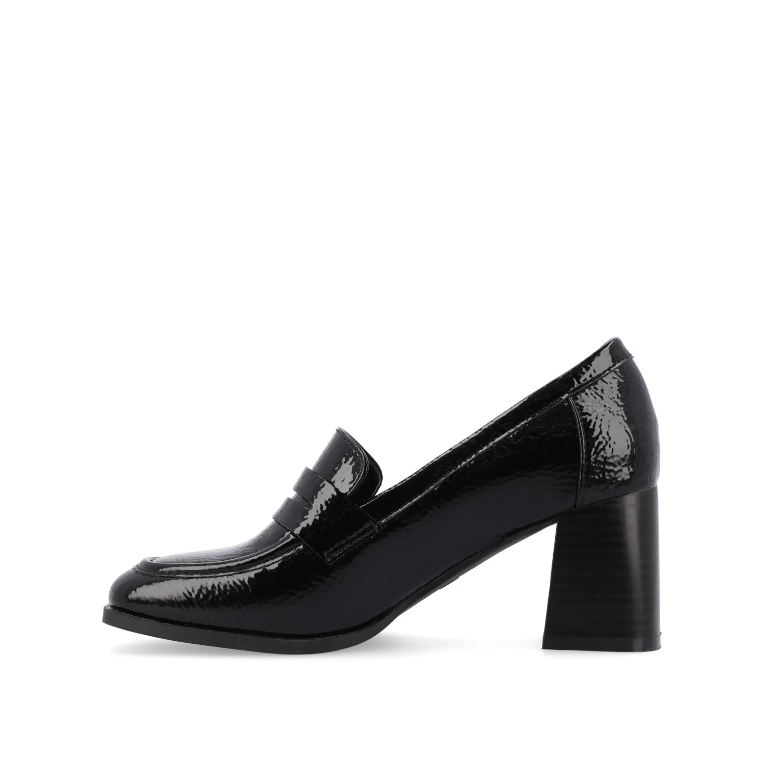 MALLEAH BLOCK HEEL LOAFERS IN WIDE