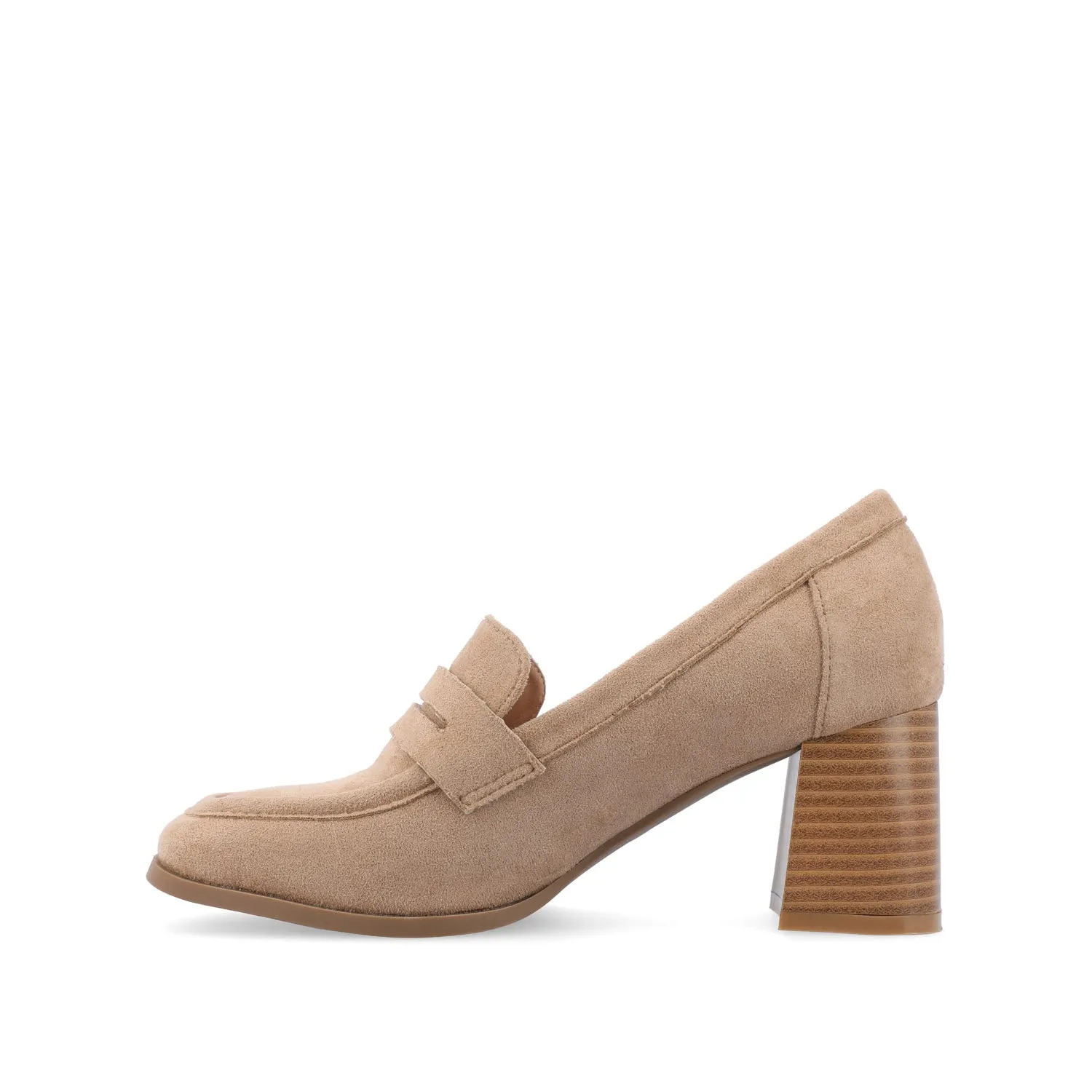 MALLEAH BLOCK HEEL LOAFERS IN WIDE