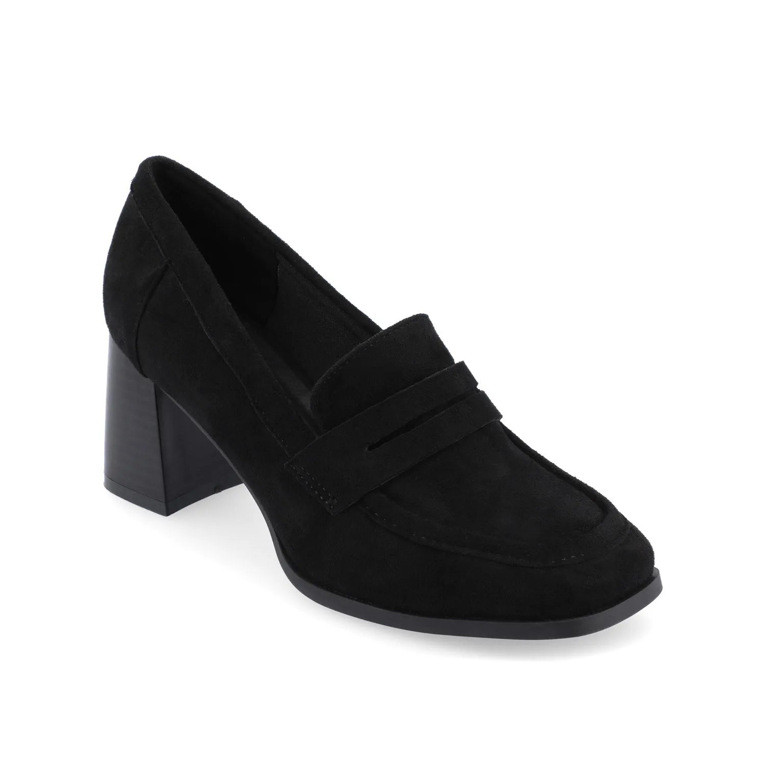 MALLEAH BLOCK HEEL LOAFERS IN WIDE