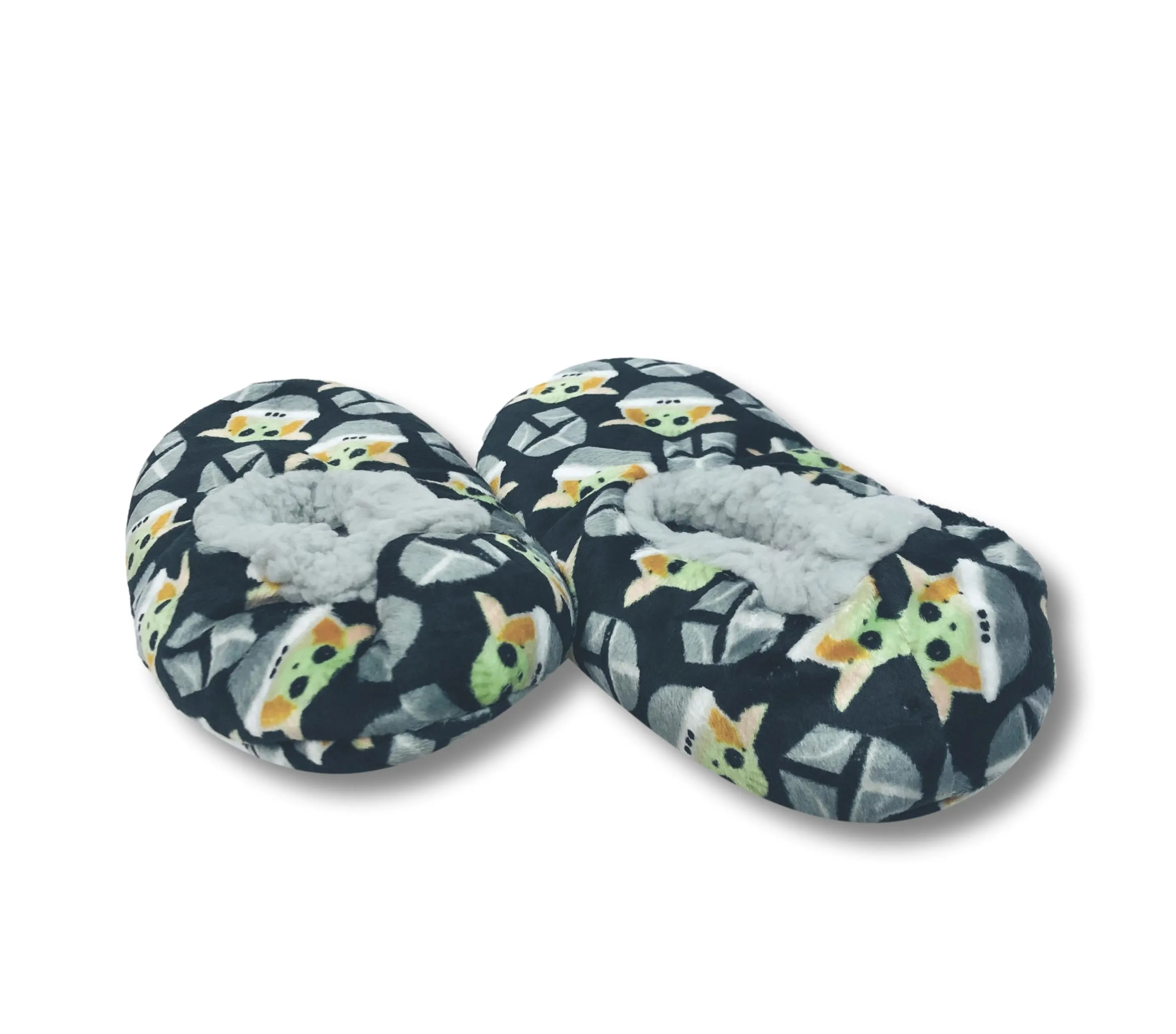 Mandalorian Baby Yoda Boys Slippers Fuzzy Slipper Socks for Kids