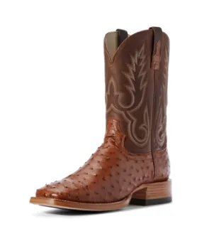 Men's Ariat Barker Full Quill Ostrich Boot