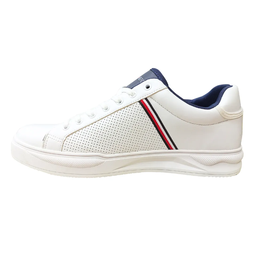 TH Sneaker Lace Up White – Breathable Cotton Sneakers w/ Orthopedic Cushioning | Unisex Casual Shoes for Walking, Work & Daily Wear | Royal Trend Pakistan