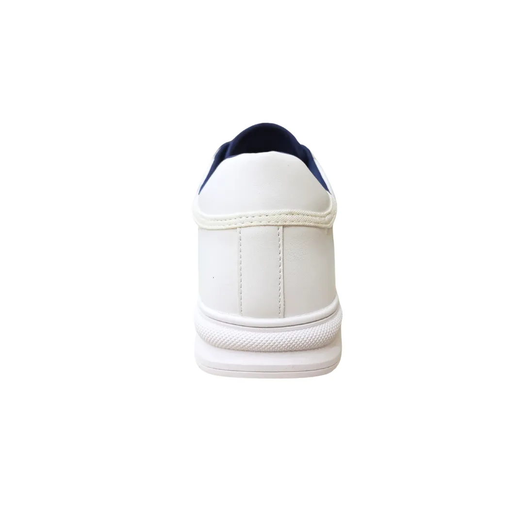 TH Sneaker Lace Up White – Breathable Cotton Sneakers w/ Orthopedic Cushioning | Unisex Casual Shoes for Walking, Work & Daily Wear | Royal Trend Pakistan