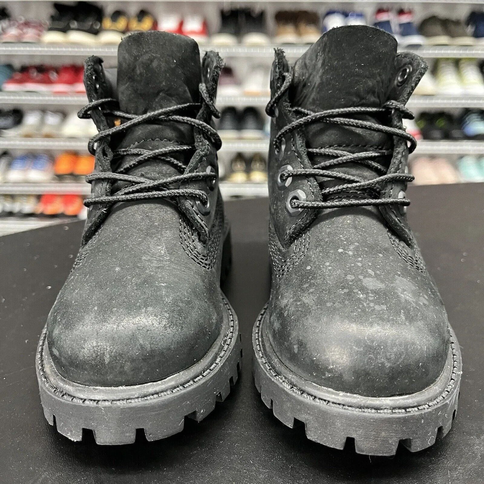 Timberland Premium Black 6" Waterproof Boots Toddler Size 7