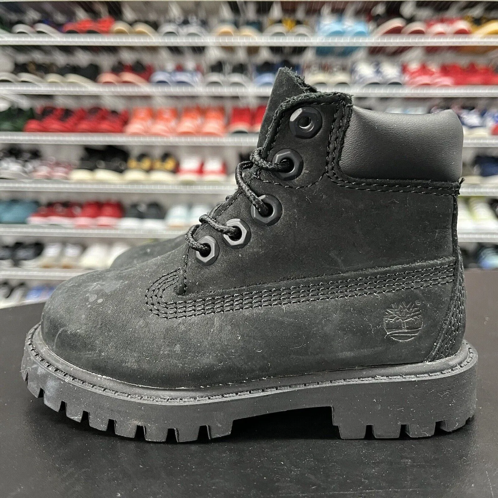 Timberland Premium Black 6" Waterproof Boots Toddler Size 7