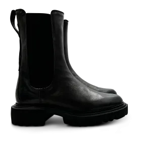 Toby Mid EVA Sole Chelsea Boot Washed in Black