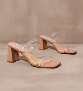 TRANSPARENTLY TIMELESS HEEL