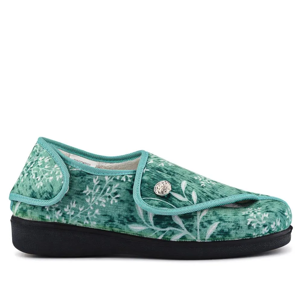Wide-Fit Touch-Fasten Slippers - QINGD40003 / 326 583
